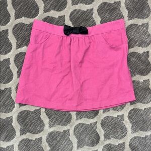American Girl Fuchsia Mini Skirt with Black Accent